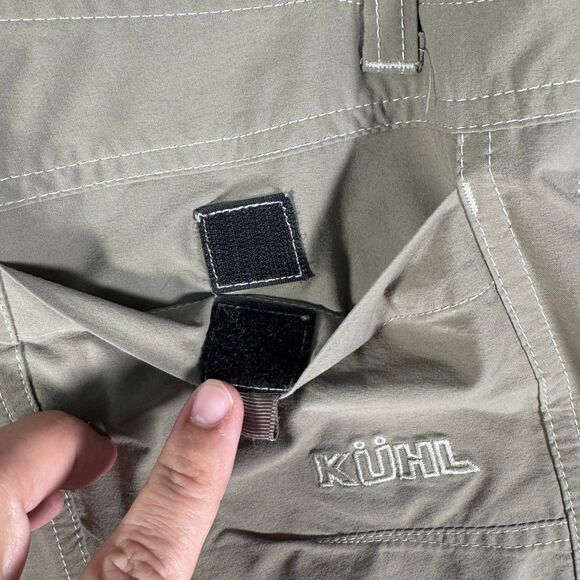 Kuhl Shorts Mens Size 34 Beige Cargo Pockets Outdoor Trail Hike - Picture 11 of 13